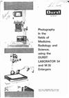 Durst M 35 manual. Camera Instructions.